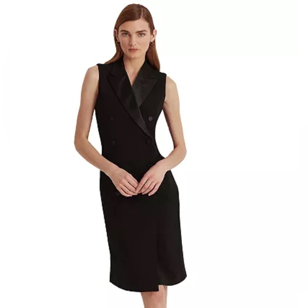 Ralph Lauren Black Midi Dress